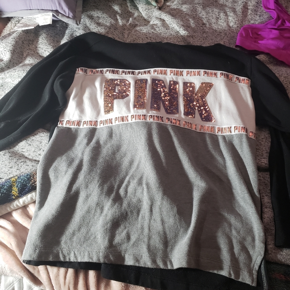 Pink hoodie